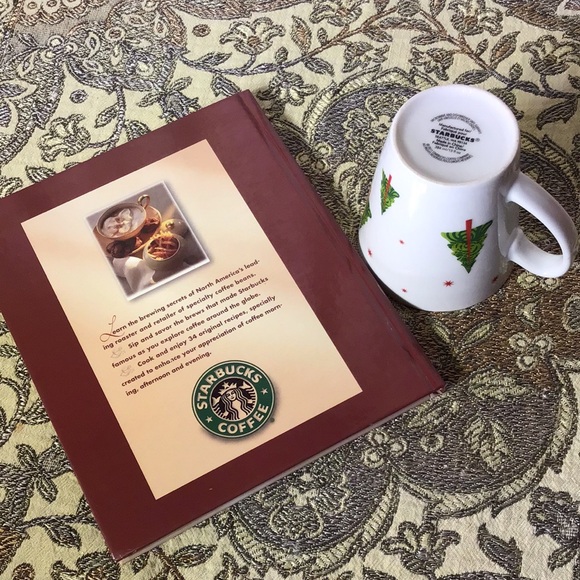 Starbucks 1994 vintage coffee cookbook and 2011 Christmas mug Great gift set! - Picture 3 of 8